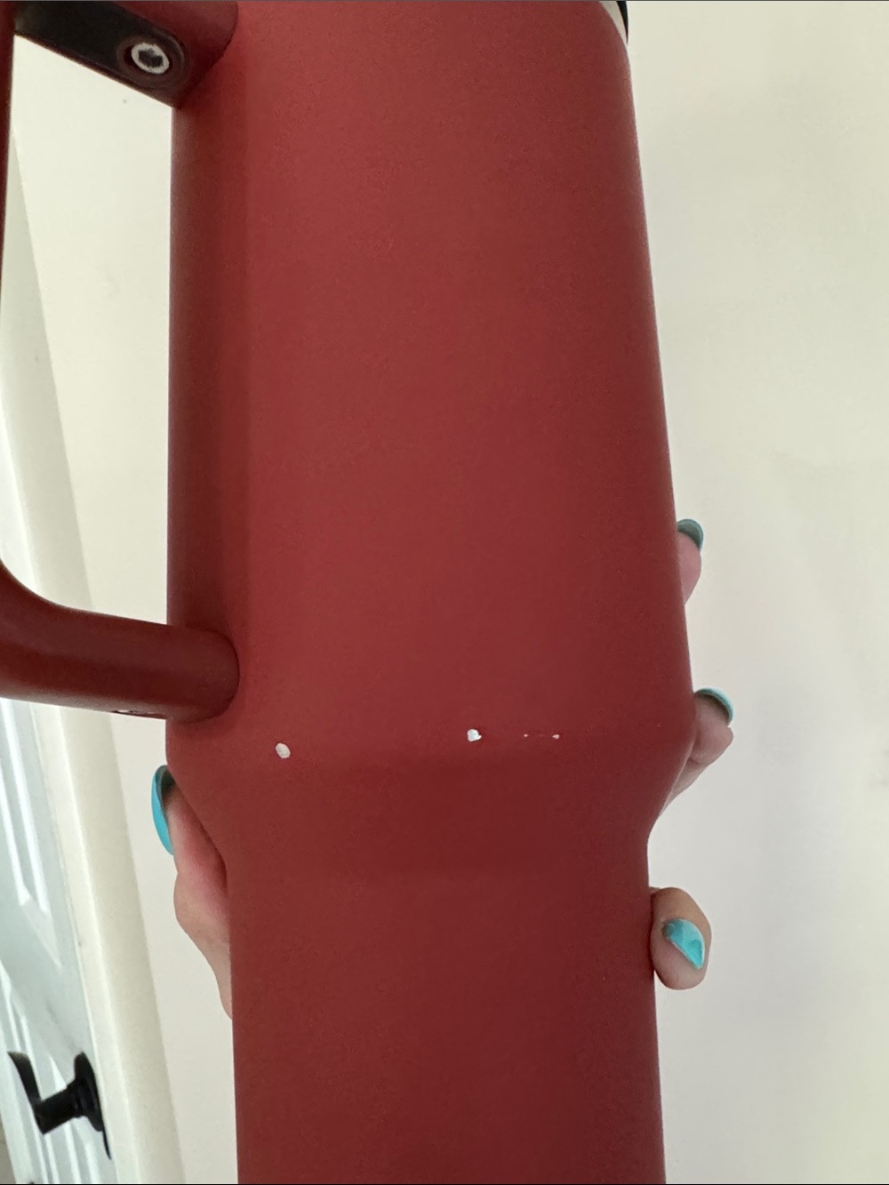 Stanley Red Travel Mug with Handle - Picture 3 of 6